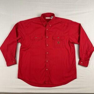 Bugle Boy Red Casual Button Down Shirt